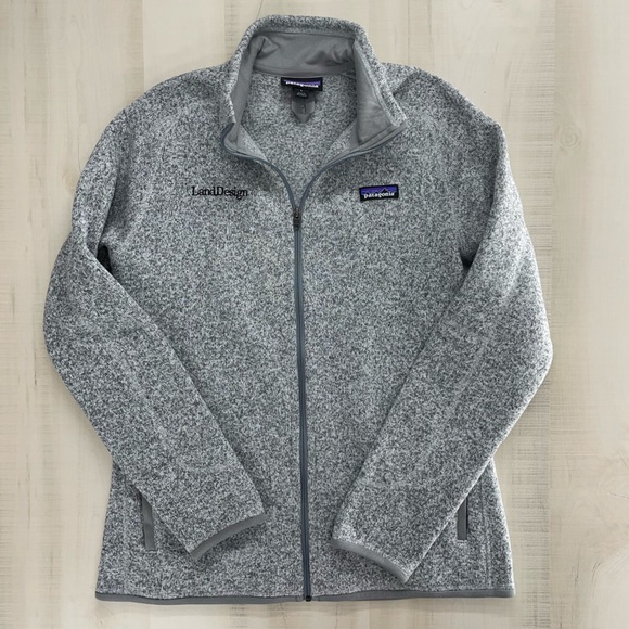 Patagonia Jackets & Blazers - PATAGONIA womens better sweater gray jacket coat weekend travel hiking L logo
